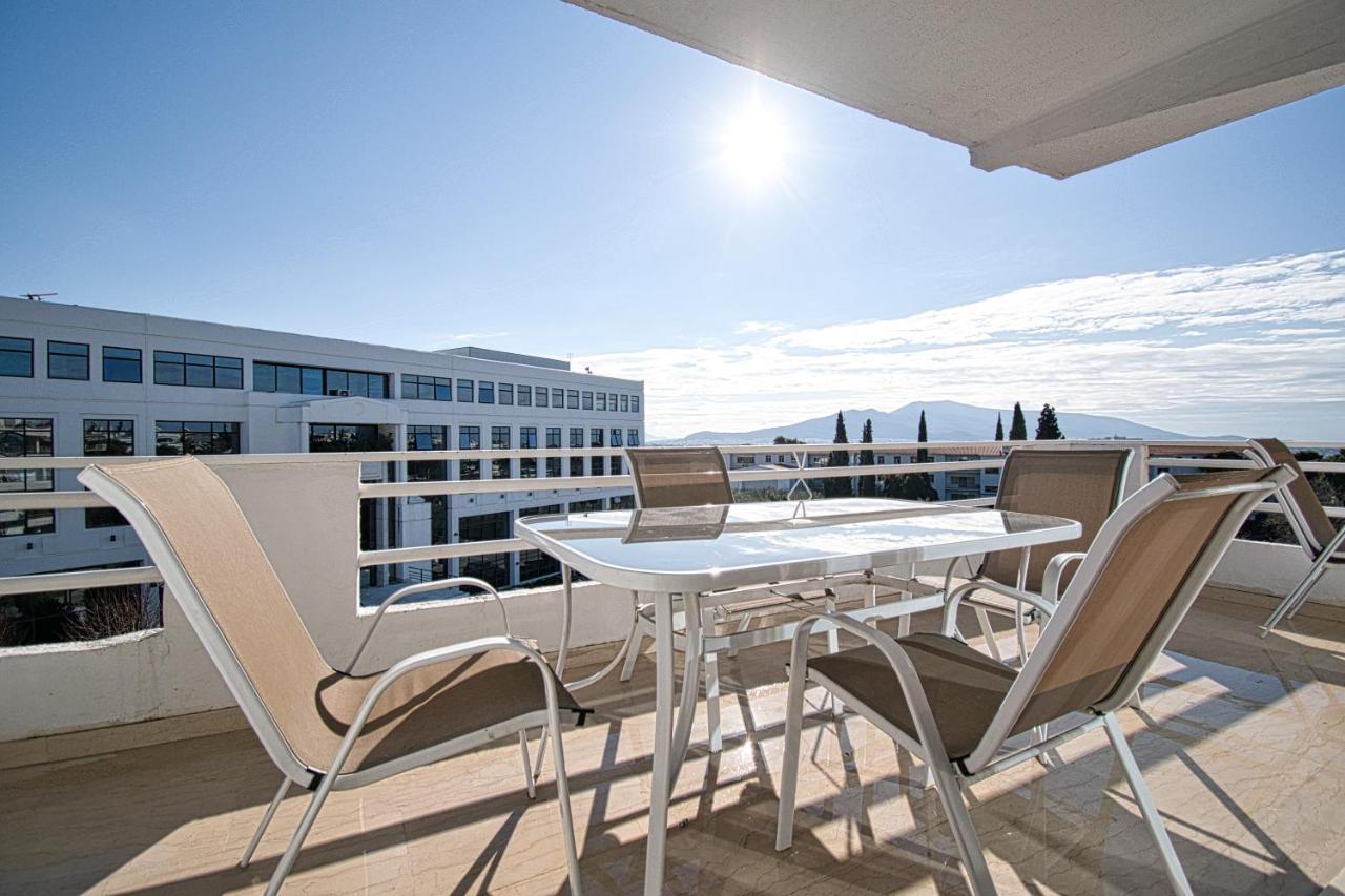 Ferienwohnung Elegant Flat Marousi District Athen Exterior foto